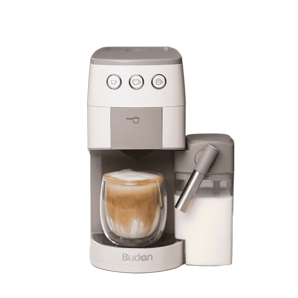 BUDAN One Touch - Coffee Pod Machine With Milk
