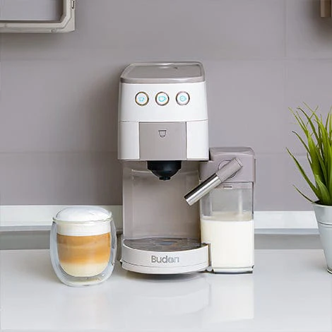 BUDAN One Touch - Coffee Pod Machine With Milk - Image 10