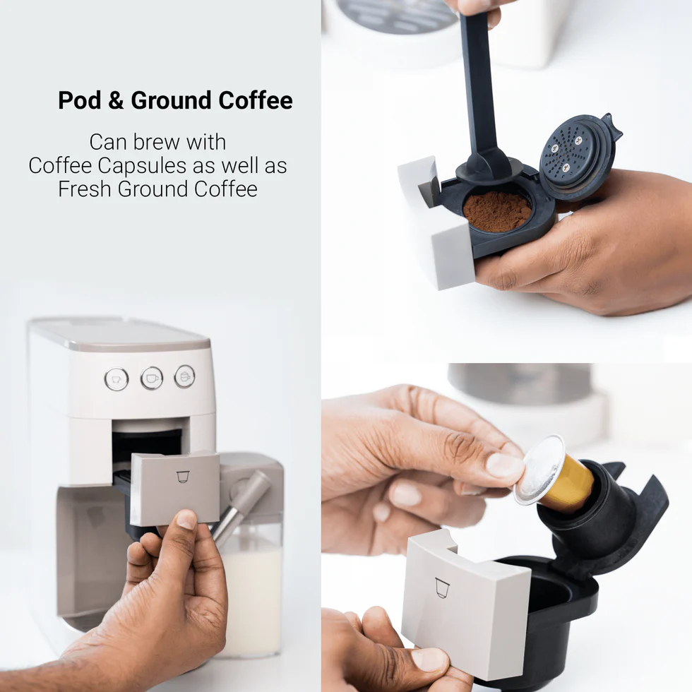 BUDAN One Touch - Coffee Pod Machine With Milk - Image 3