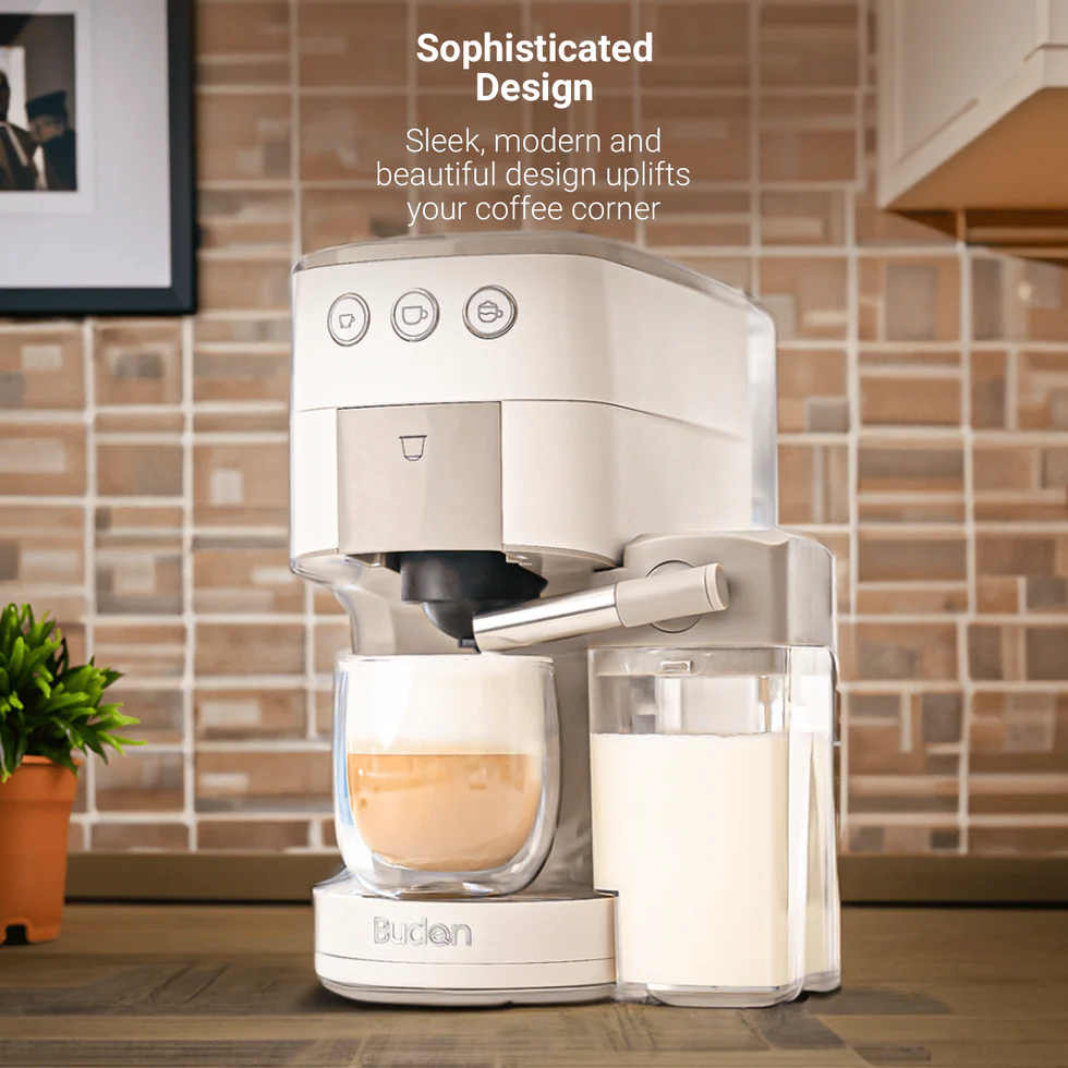 BUDAN One Touch - Coffee Pod Machine With Milk - Image 6