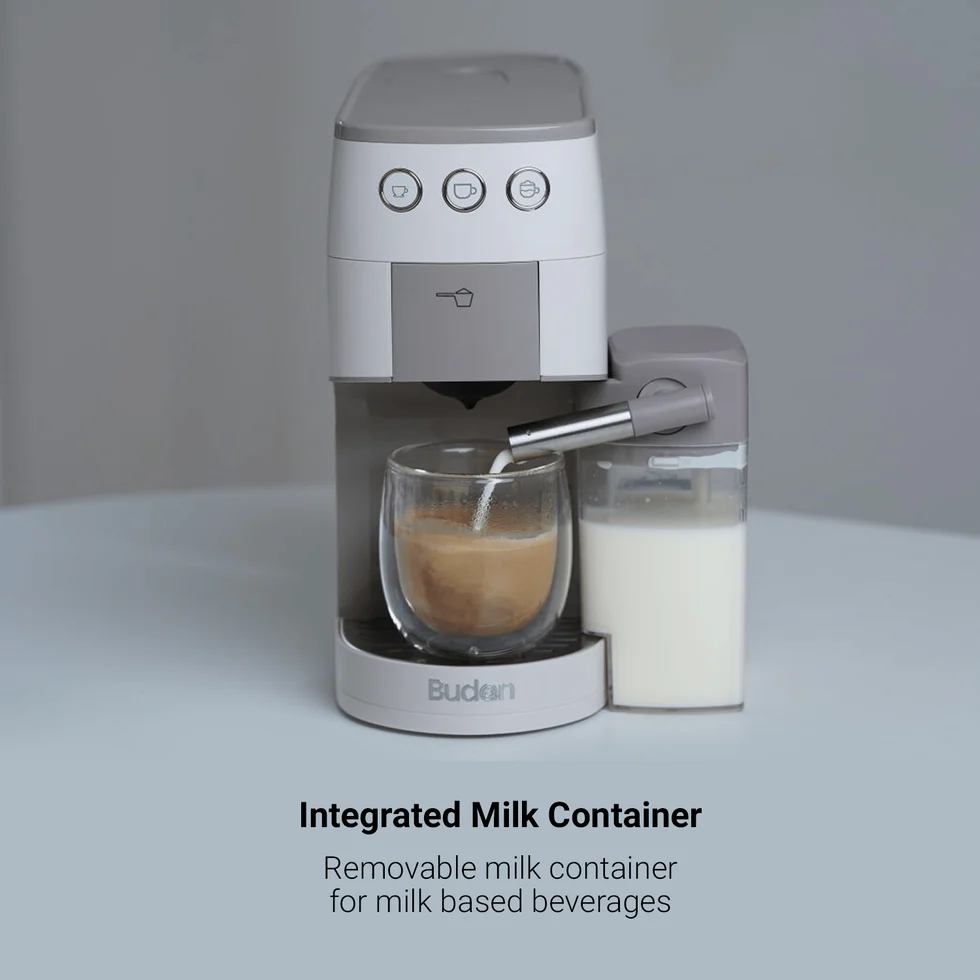 BUDAN One Touch - Coffee Pod Machine With Milk - Image 7