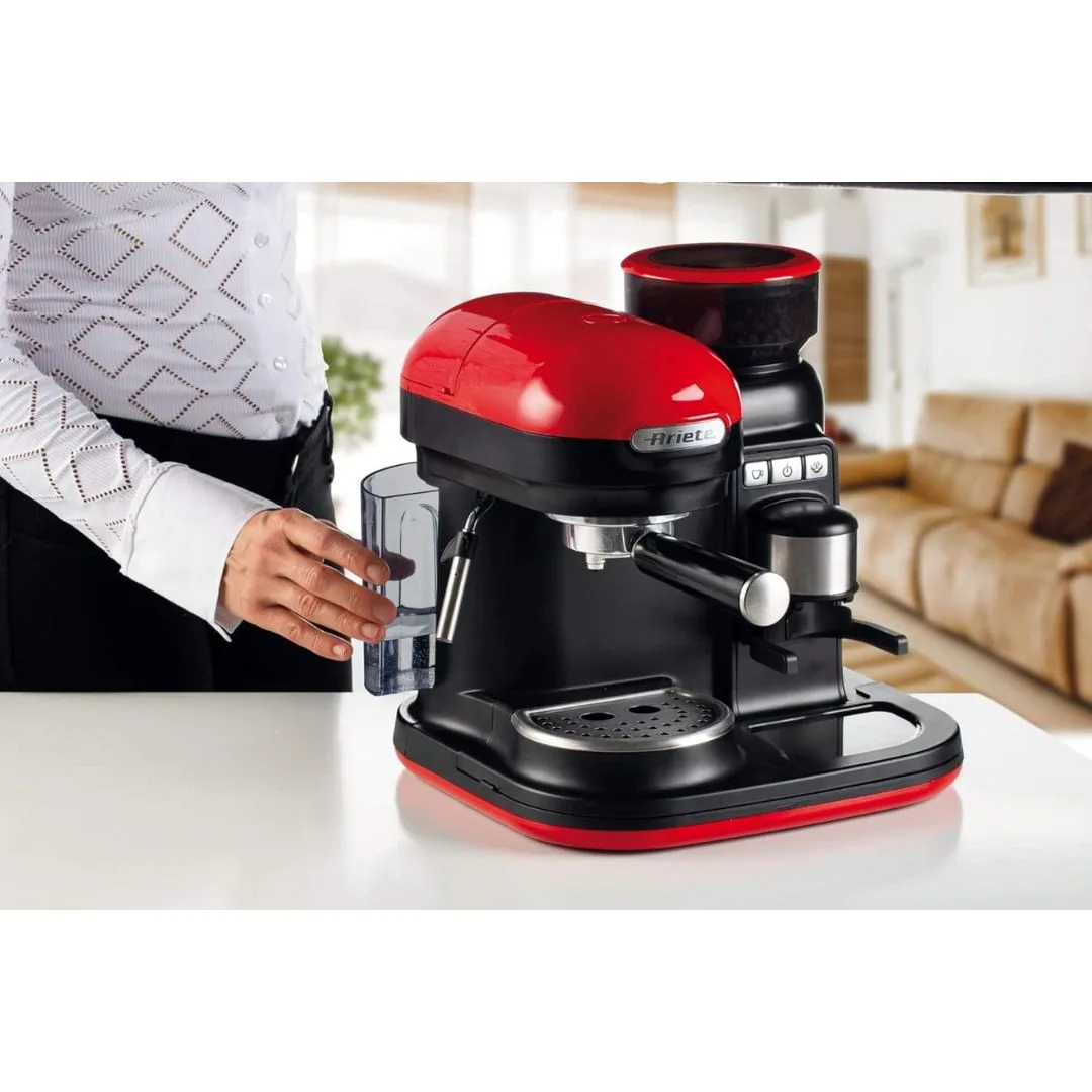 Ariete 1318 Moderna With Professional Grinder Espresso Coffee Machine - Image 4