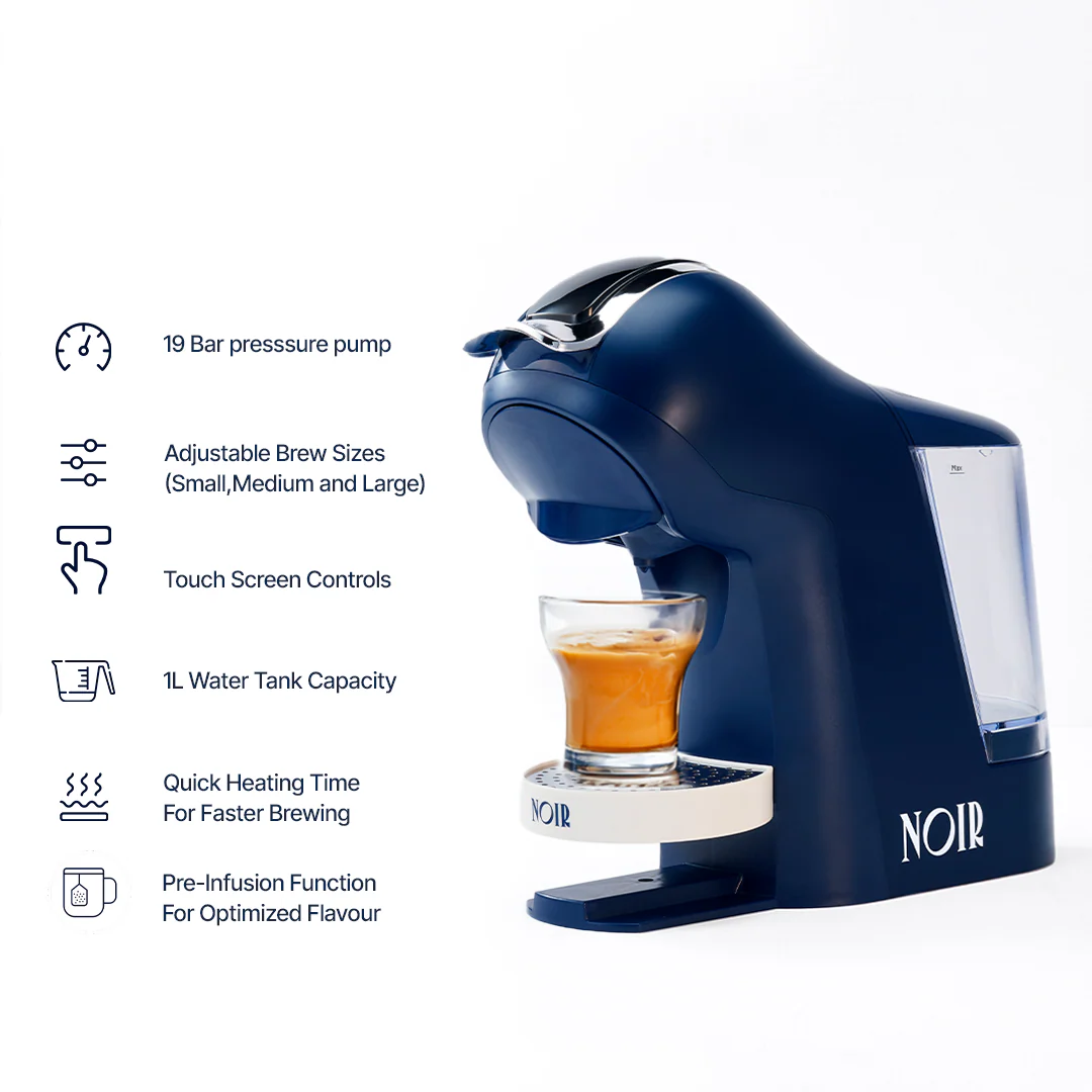 Noir Azure Coffee Pod Machine 3 In 1 - Image 5