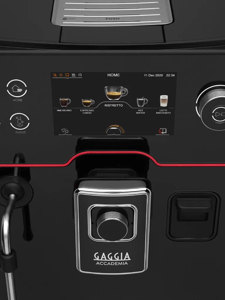 Gaggia Accademia Fully Automatic Espresso Machine, Bean-to-Cup Coffee Machine for Home and Office | Black ABS, Stainless Steel |New Model - Image 6