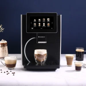 Wonderchef Regalia Fully Automatic Coffee Machine with Large 7 Inches Display | For brewing Americano, Cappuccino, Latte, Macchiato, Flat White, Espresso | Bean-To-Cup Coffee at 19 bar pressure