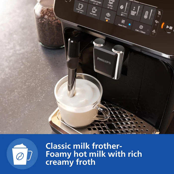 Philips Fully Automatic Espresso Machine - Manual Milk Frother - Image 5